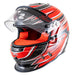 Zamp RZ - 67D Graphics Carbon Dirt Performance Racing Helmet with Color Match Interior - Snell SA2025 - FAST RACER