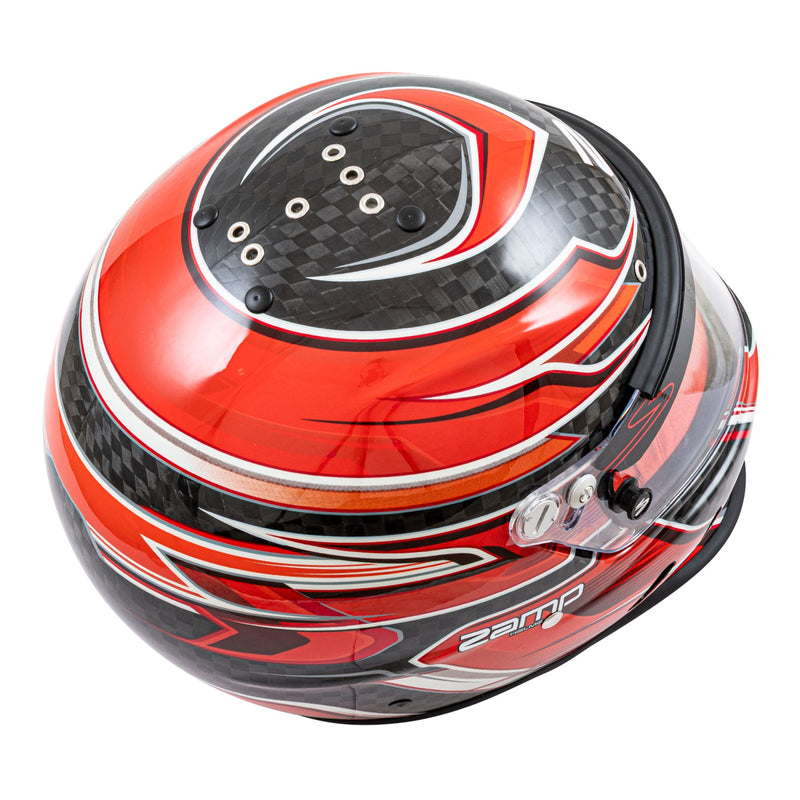 Zamp RZ - 67D Graphics Carbon Dirt Performance Racing Helmet with Color Match Interior - Snell SA2025 - FAST RACER