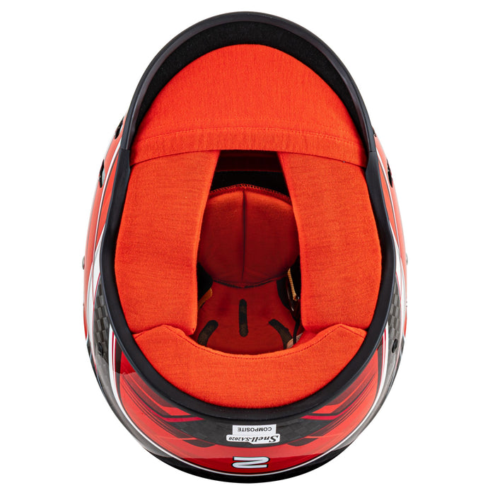 Zamp RZ - 67D Graphics Carbon Dirt Performance Racing Helmet with Color Match Interior - Snell SA2025 - FAST RACER