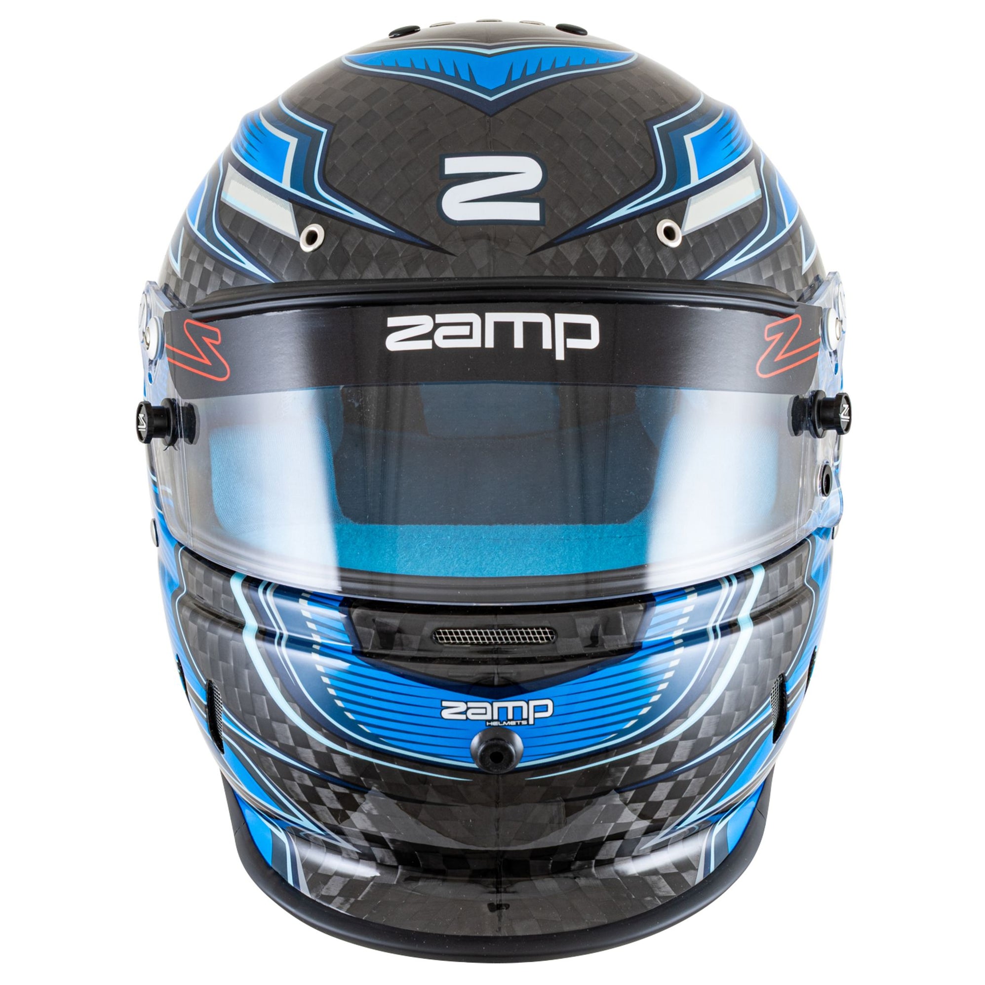 Zamp Racing Helmet Zamp RZ-67D Carbon Dirt Performance Race Helmet / Color Match Interior ...