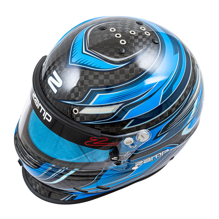 Zamp RZ - 67D Graphics Carbon Dirt Performance Racing Helmet with Color Match Interior - Snell SA2025 - FAST RACER
