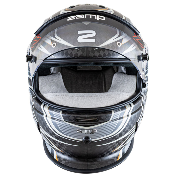 Zamp RZ - 67D Graphics Carbon Dirt Performance Racing Helmet with Color Match Interior - Snell SA2025 - FAST RACER