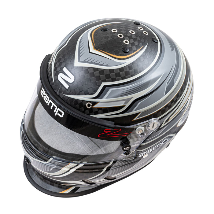 Zamp RZ - 67D Graphics Carbon Dirt Performance Racing Helmet with Color Match Interior - Snell SA2025 - FAST RACER