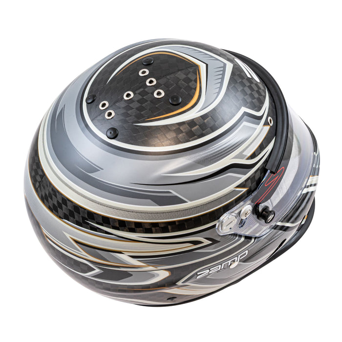 Zamp RZ - 67D Graphics Carbon Dirt Performance Racing Helmet with Color Match Interior - Snell SA2025 - FAST RACER