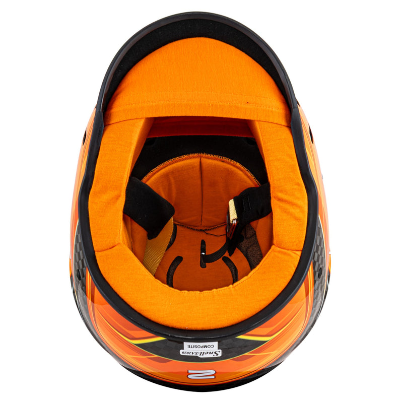 Zamp RZ - 67D Graphics Carbon Dirt Performance Racing Helmet with Color Match Interior - Snell SA2025 - FAST RACER