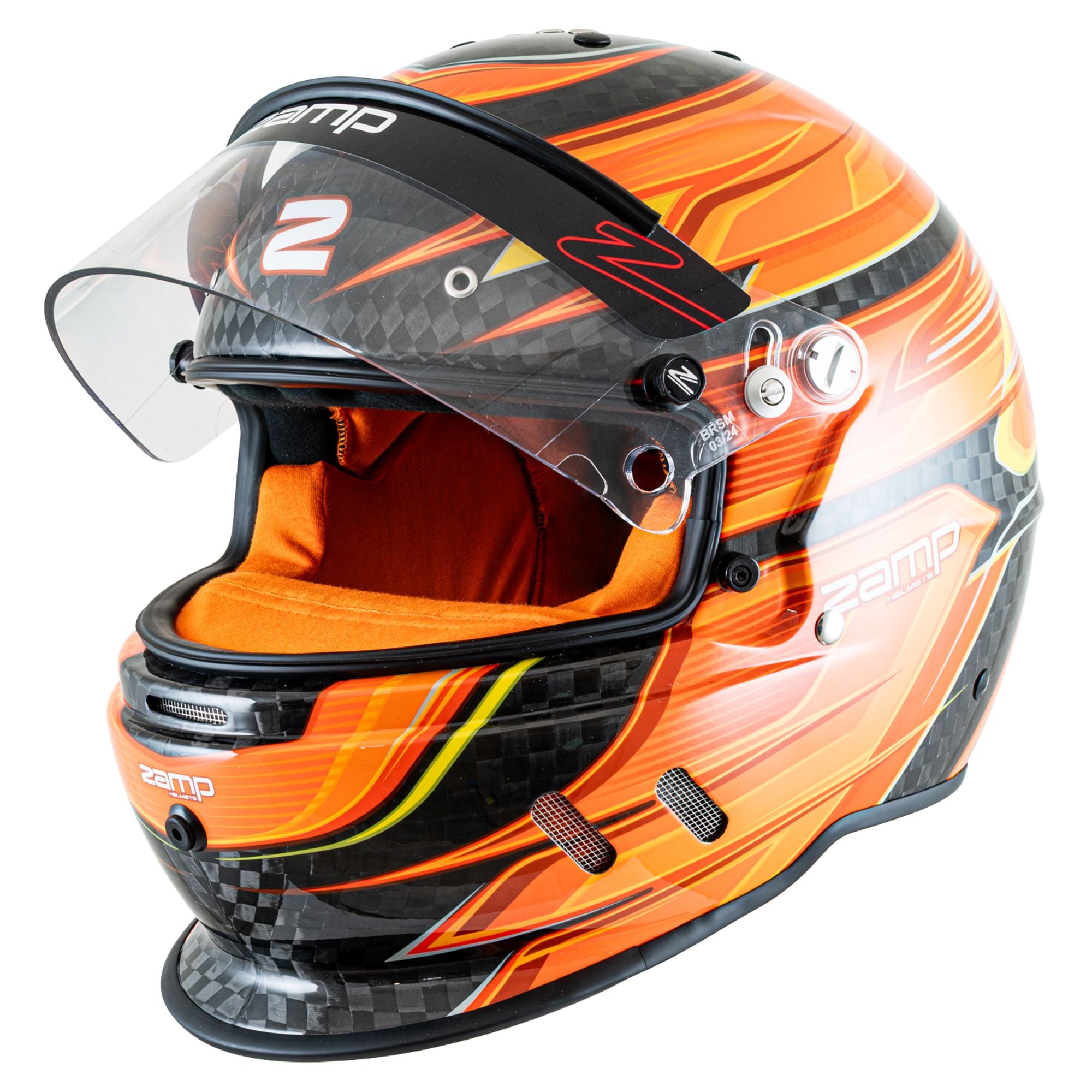 Zamp RZ-67D Carbon Dirt Performance Race Helmet / Color Match