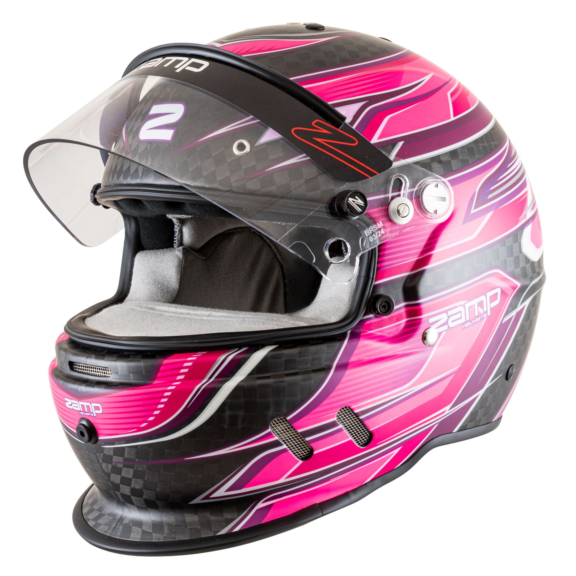 Zamp RZ-67D Carbon Dirt Performance Race Helmet / Color Match