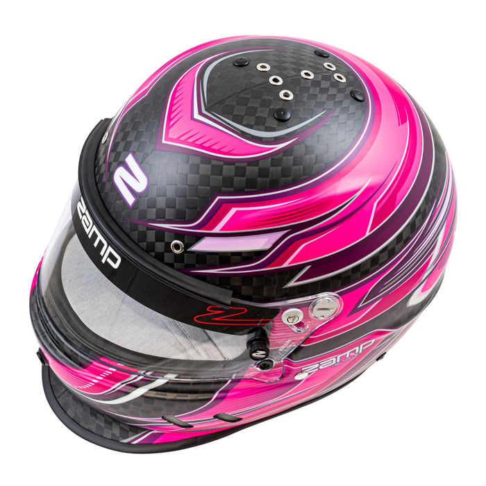 Zamp RZ - 67D Graphics Carbon Dirt Performance Racing Helmet with Color Match Interior - Snell SA2025 - FAST RACER