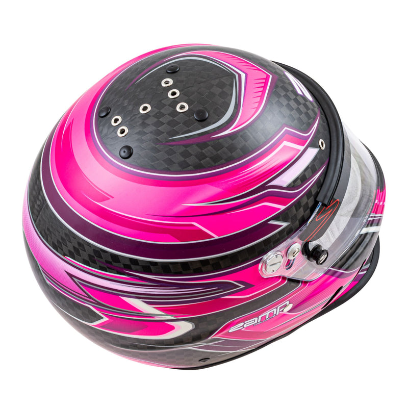 Zamp RZ - 67D Graphics Carbon Dirt Performance Racing Helmet with Color Match Interior - Snell SA2025 - FAST RACER