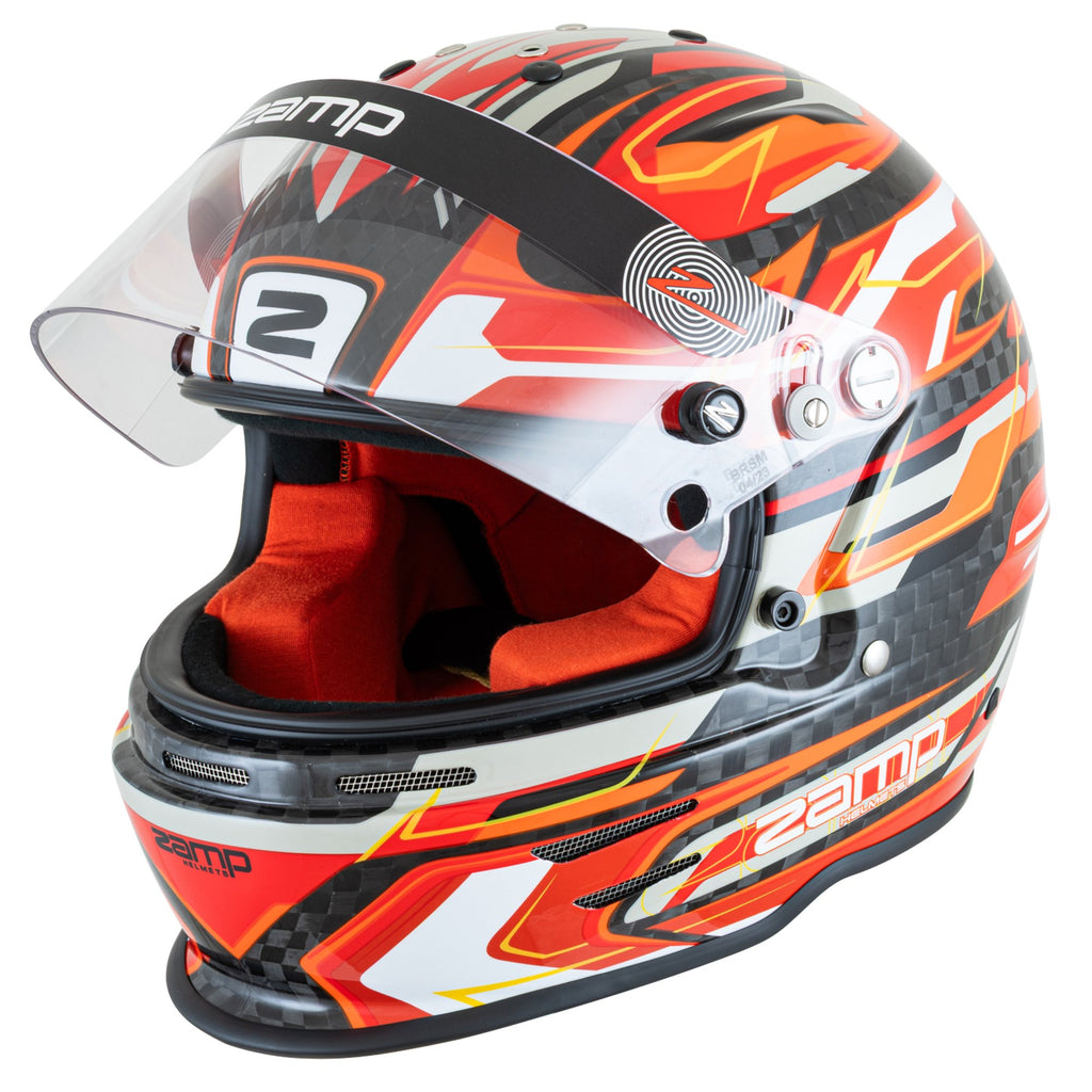Zamp RZ-48Y Carbon Graphics Youth Racing Helmet FIA/Snell CMR