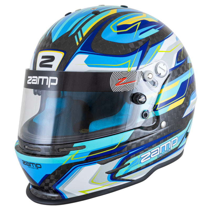 Zamp Racing Zamp RZ-48Y Carbon Graphics Youth Racing Helmet FIA/Snell CMR - SFI 24. ...
