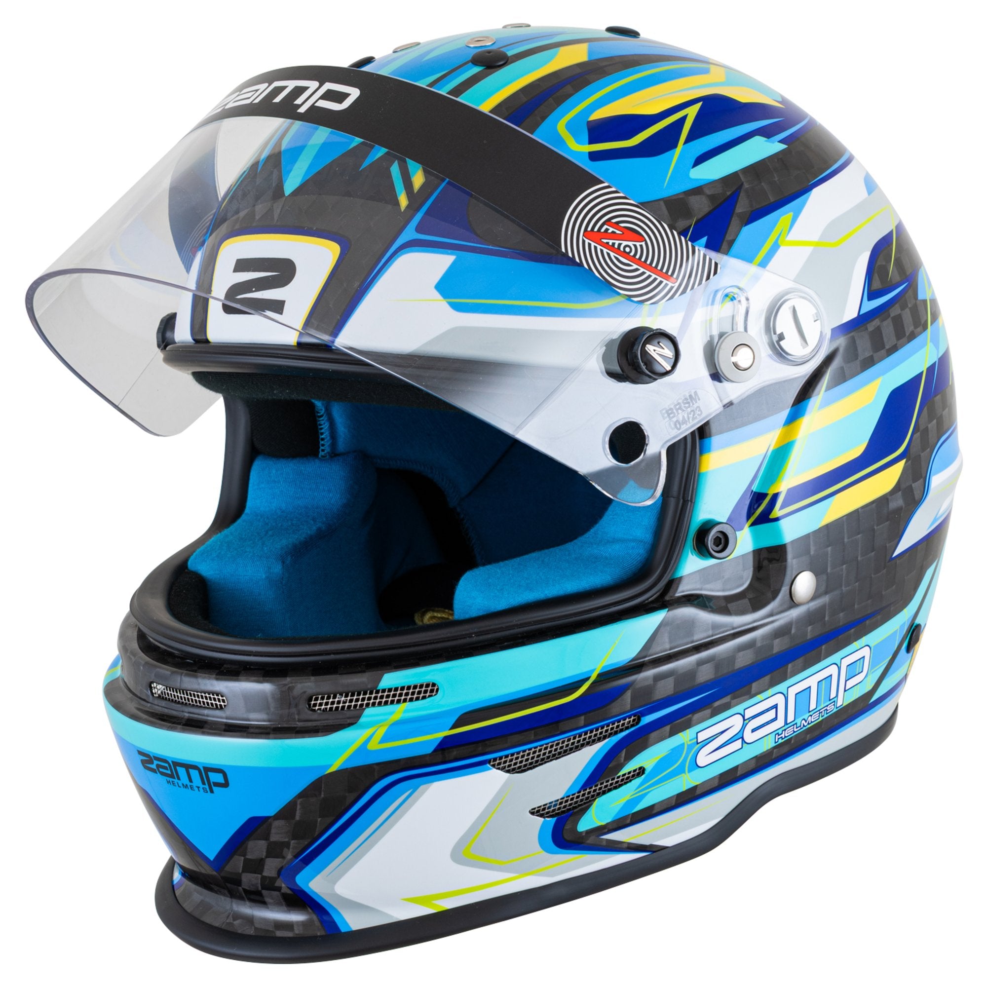 Zamp RZ-48Y Carbon Graphics Youth Racing Helmet FIA/Snell CMR - SFI 24. ...