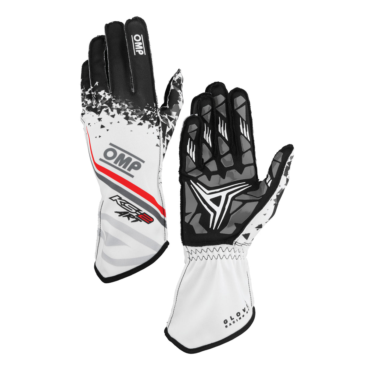 OMP KS-2 ART Go Kart Gloves - Youth / Kids Sizes - Fast Racer — FAST RACER