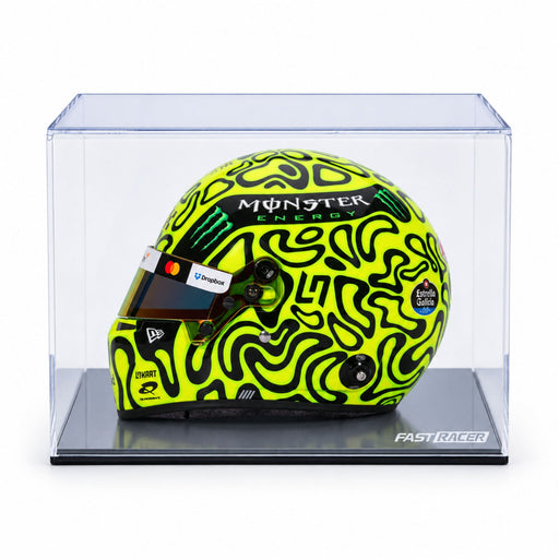 Lando Norris 2025 Season F1 Mini Helmet & Display Case Bundle - FAST RACER