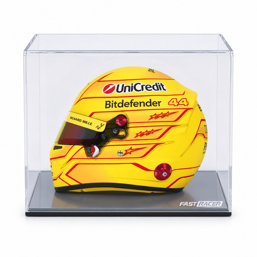 Lewis Hamilton 2026 Season F1 Mini Helmet & Display Case Bundle - FAST RACER