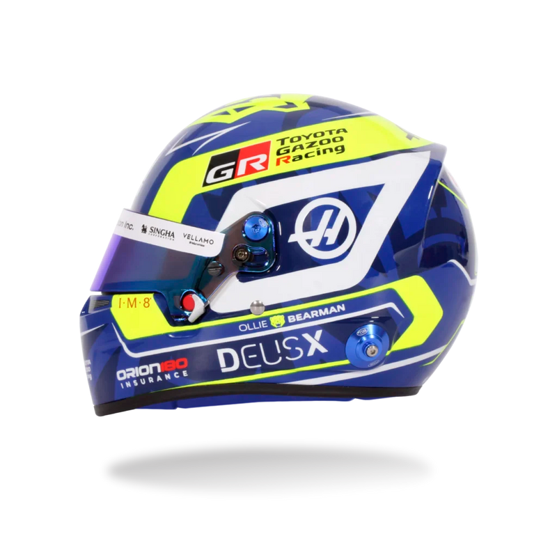 Bell 1:2 Scale F1 Mini Helmet Oliver Bearman / Haas - 2026 F1 Season