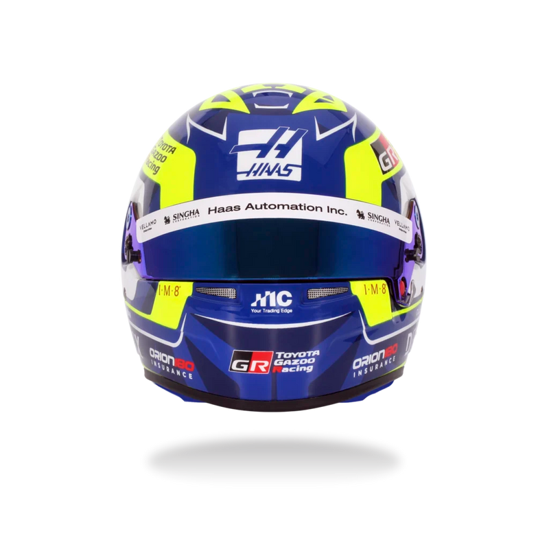 Bell 1:2 Scale F1 Mini Helmet Oliver Bearman / Haas - 2026 F1 Season