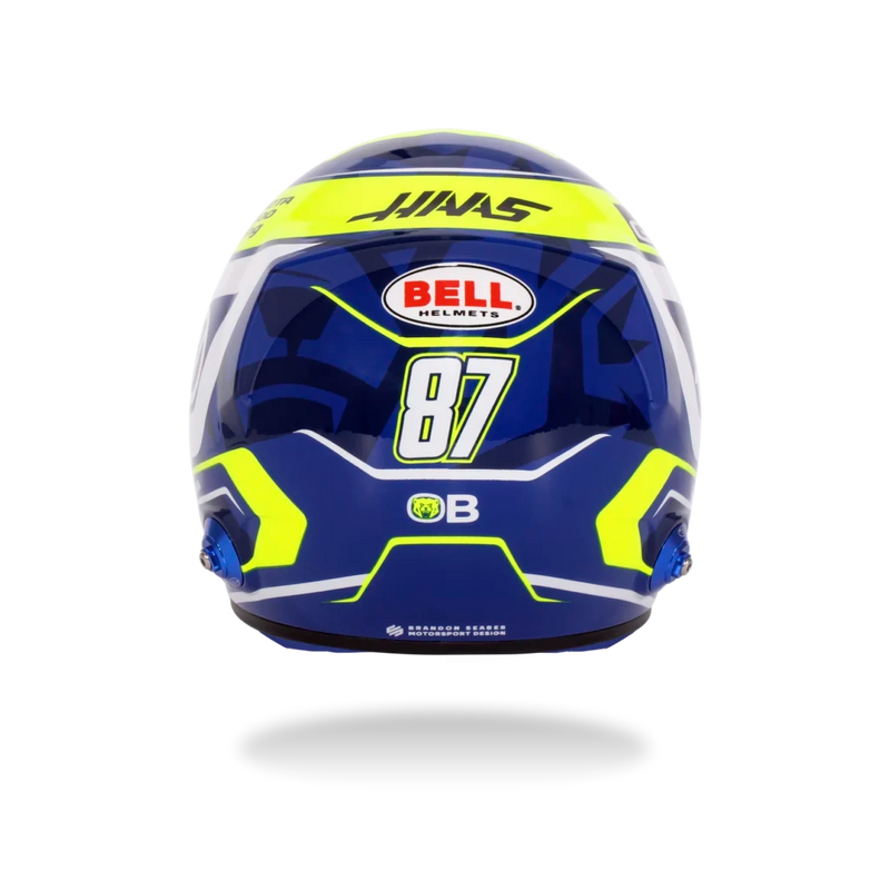 Bell 1:2 Scale F1 Mini Helmet Oliver Bearman / Haas - 2026 F1 Season