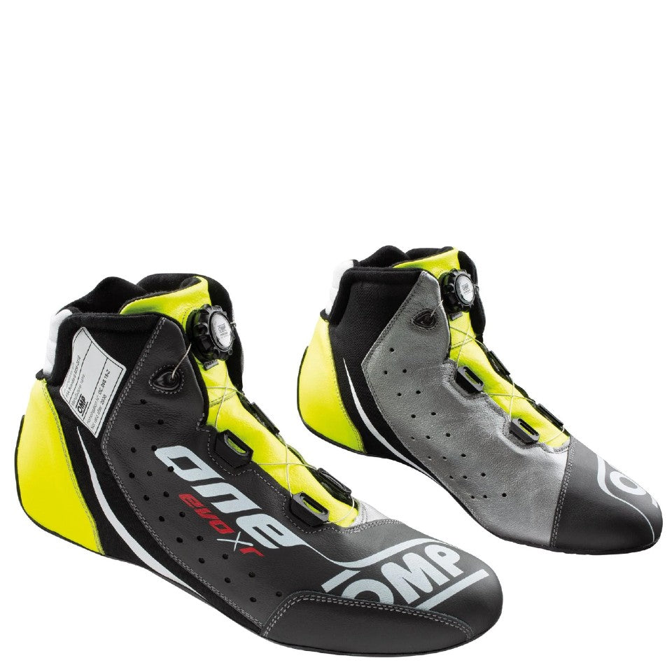 OMP One Evo XR High-End Rotor Lacing Racing Shoes - Fast Racer