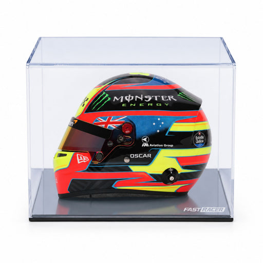 Oscar Piastri 2025 Season F1 Mini Helmet & Display Case Bundle - FAST RACER