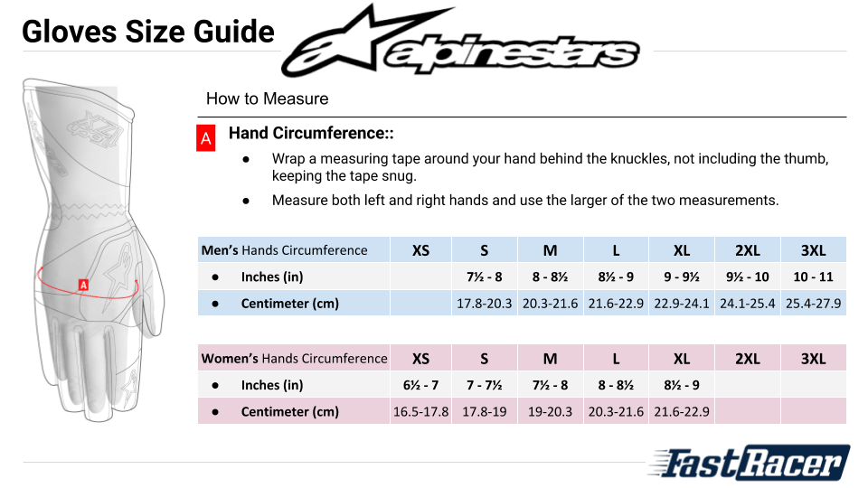 Alpinestars TEMPEST V2 Waterproof Kart Gloves Fast Racer — FAST RACER