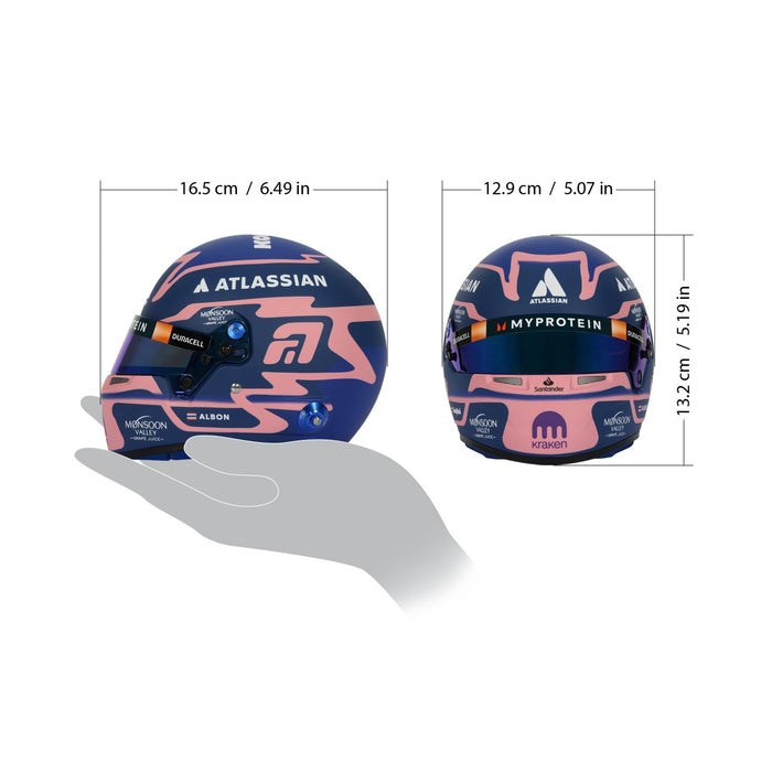 Bell 1:2 Scale F1 Mini Helmet Alex Albon / Williams - 2025 F1 Season - FAST RACER