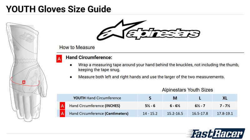 Alpinestars TEMPEST V3 Waterproof Kart Gloves - Youth / Kids Sizes - FAST RACER