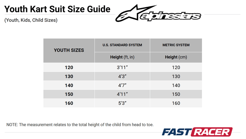 Alpinestars KMX - 9 V3 Graphic 6 Kart Suit - Youth / Kids Sizes - FAST RACER