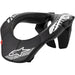 Alpinestars Youth Neck Support For Karting and MX - Black/White - Front - Fast Racer