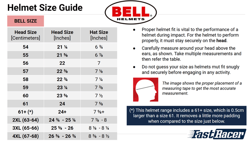 Bell GT6 PRO Racing Helmet - Snell SA2020 / FIA8859 - FAST RACER