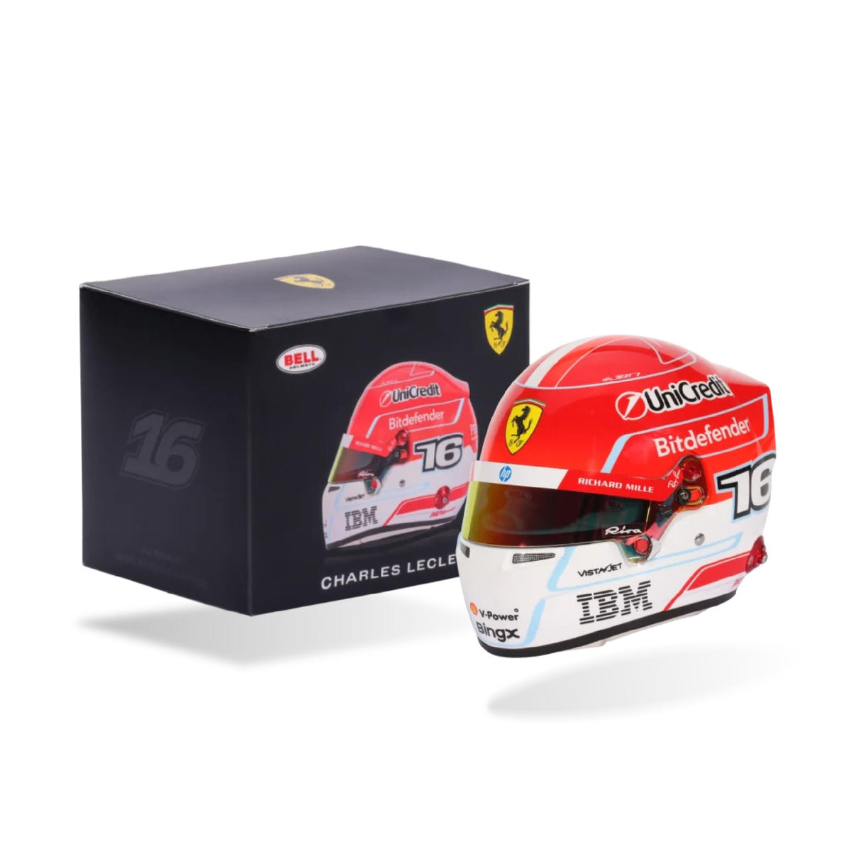 Bell Charles Leclerc 1:2 Scale F1 Mini Helmet / Ferrari