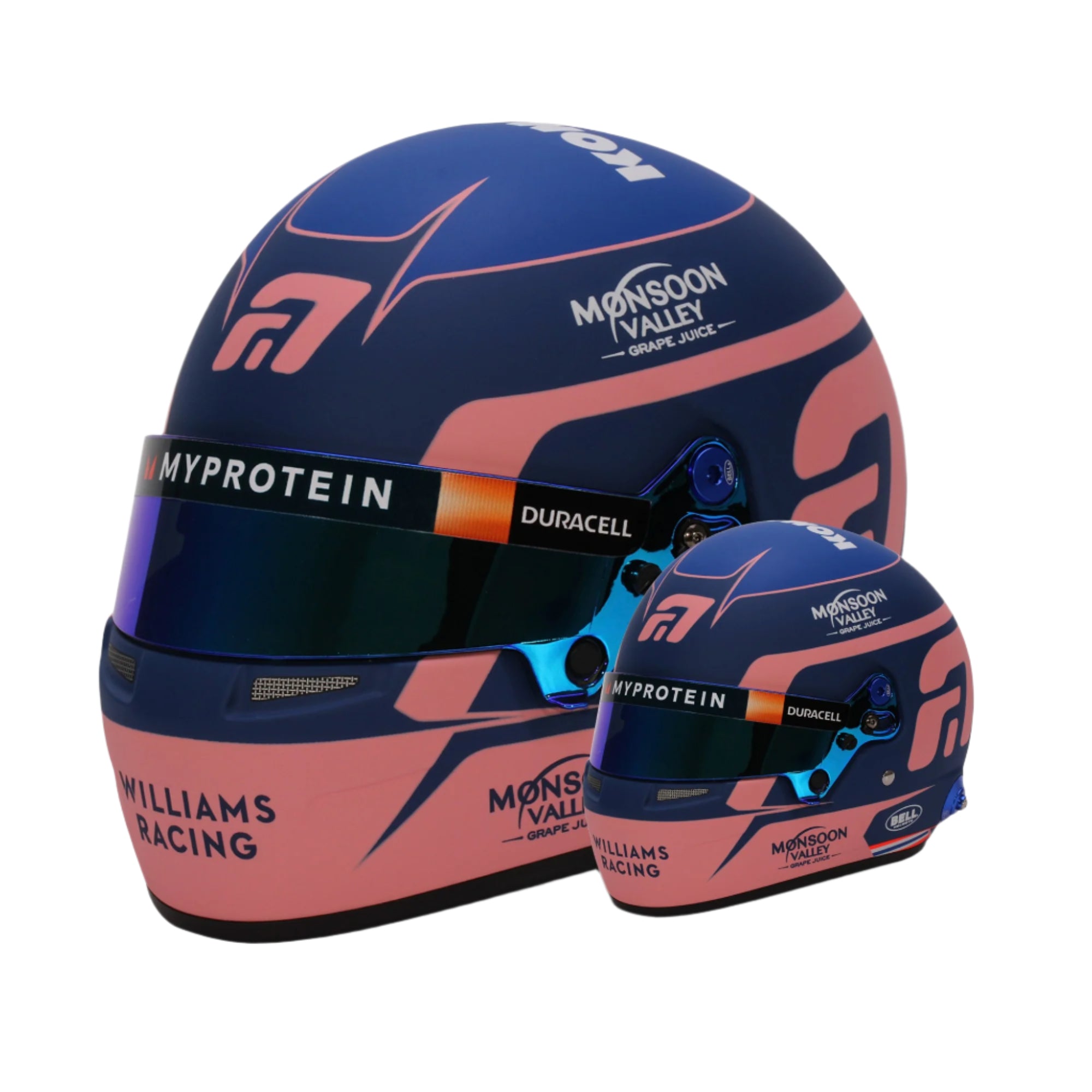 Bell 1:2 Scale F1 Mini Helmet Alex Albon 2024 Williams Formula 1