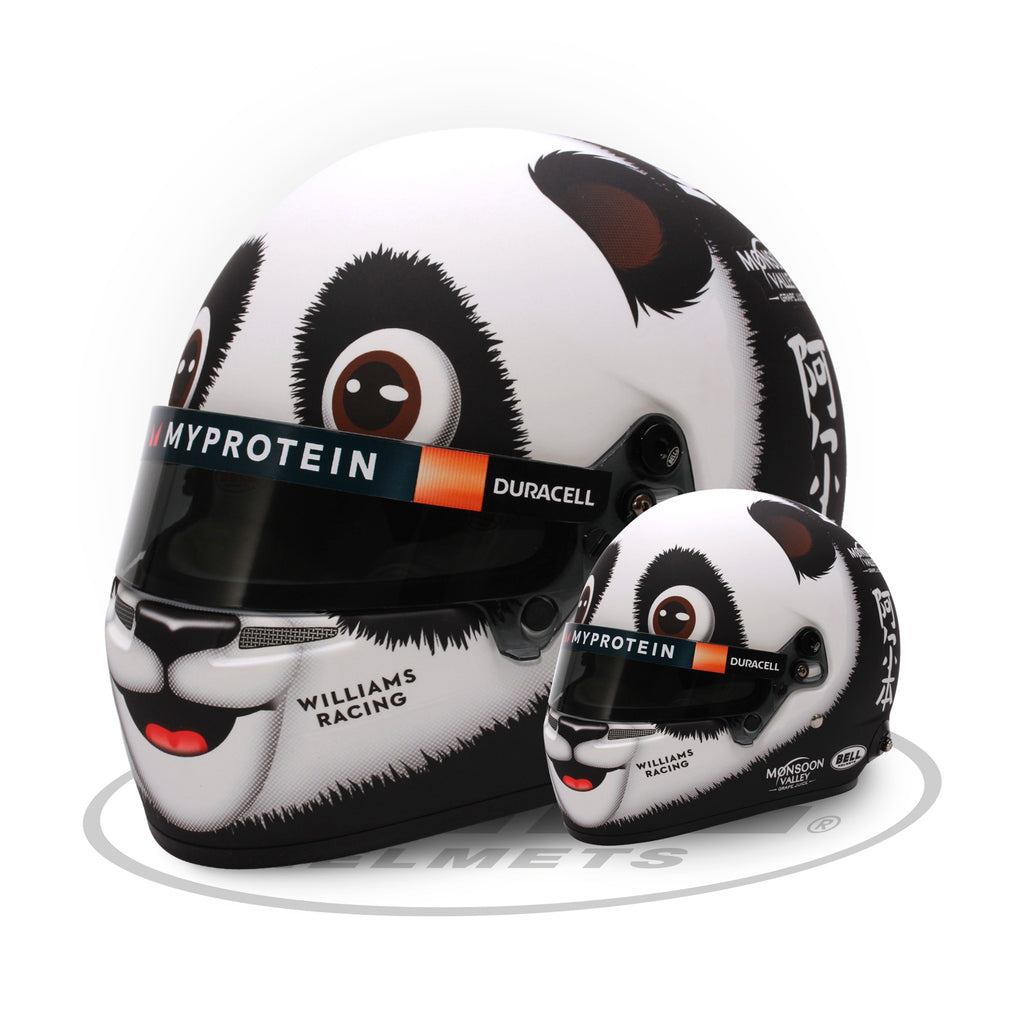 china white motorcycle helmet Bell 1:2 Scale F1 Mini Helmet