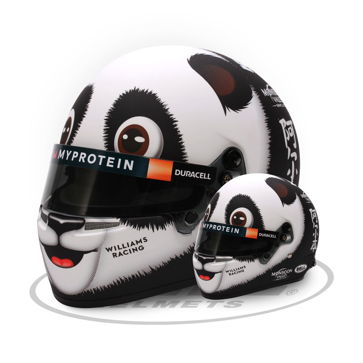 Bell 1:2 Scale F1 Mini Helmet - Alex Albon 2024 Chinese Grand Prix