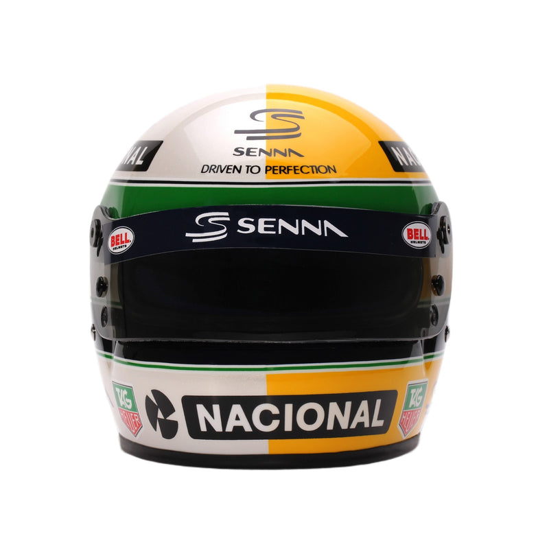 Bell 1:2 Scale Mini Helmet Replica Ayrton Senna 30 Years Legacy