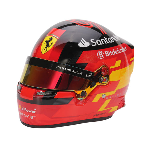 Bell 1:2 Scale Mini Helmet Carlos Sainz 2024 Ferrari - Main - Fast Racer