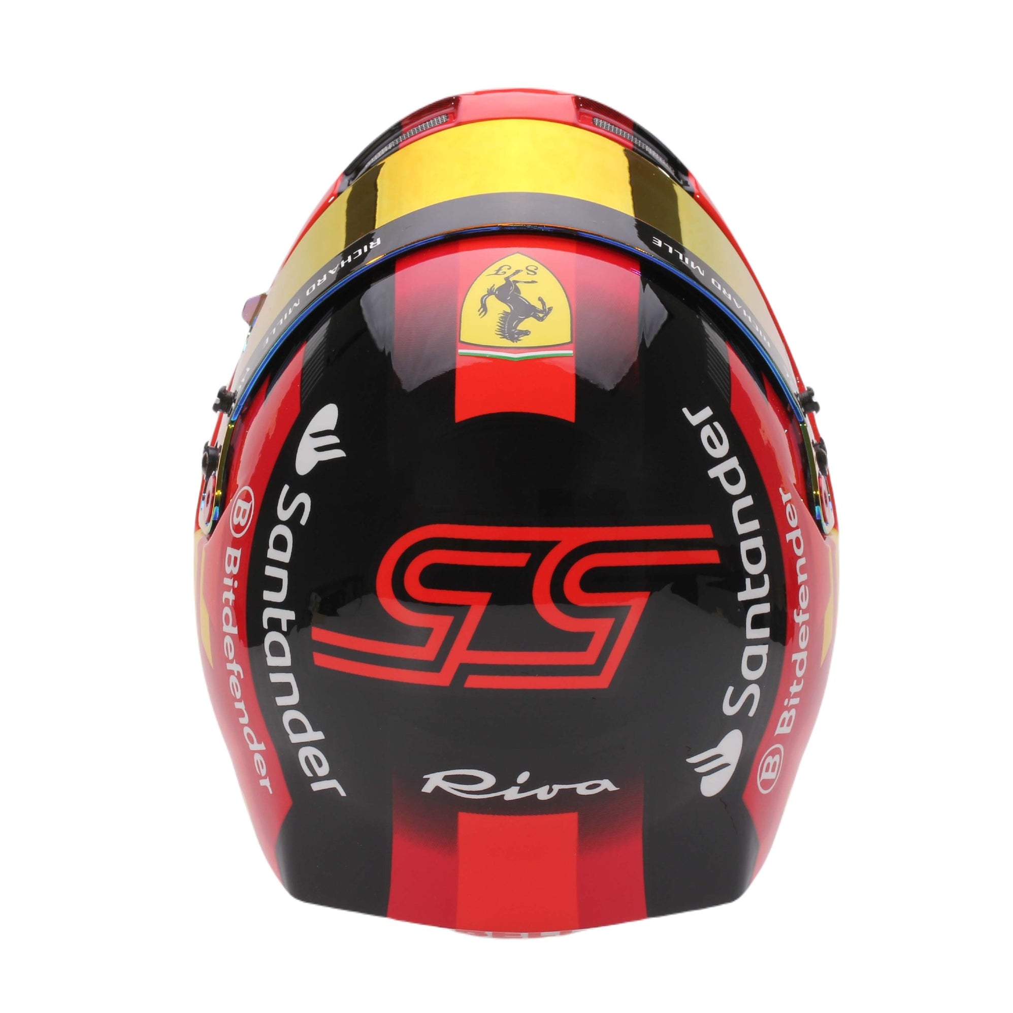 Bell 12 Scale F1 Mini Helmet Carlos Sainz 2024 Ferrari Fast Racer