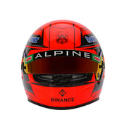 MINI HELMET - Case Esteban Ocon - Alpine 2023-1/2 MINI HELMET - Case Esteban Ocon - Alpine 2023-1/2