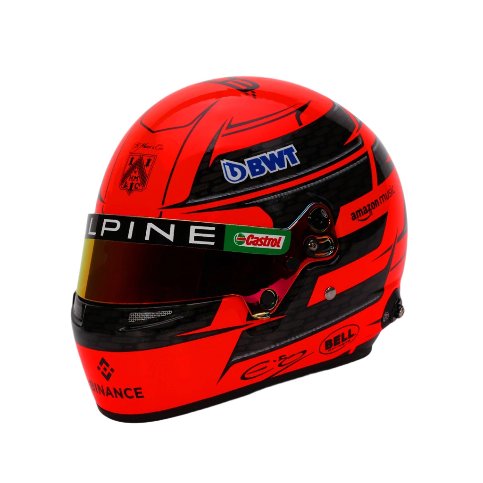 Bell 1:2 Scale F1 Mini Helmet Esteban Ocon 2024 Alpine Formula 1 Team ...