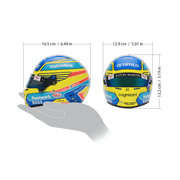 Bell 1:2 Scale F1 Mini Helmet Fernando Alonso 2024 Aston Martin - FAST RACER