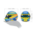 Bell 1:2 Scale F1 Mini Helmet Fernando Alonso 2024 Aston Martin - FAST RACER