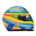Bell 1:2 Scale F1 Mini Helmet Fernando Alonso 2024 Aston Martin - Right View - Fast Racer