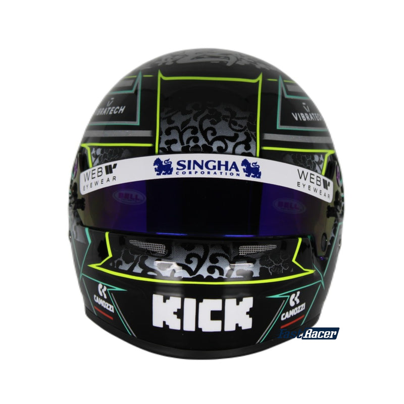 Bell 1:2 Scale F1 Mini Helmet Guanyu Zhou 2024 Sauber - FAST RACER