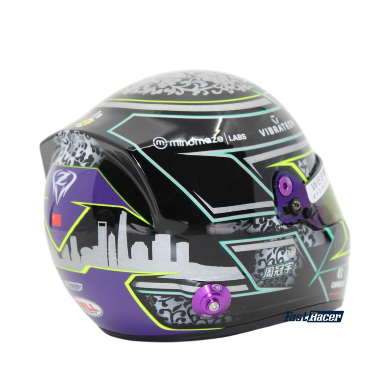 Bell 1:2 Scale F1 Mini Helmet Guanyu Zhou 2024 Sauber - FAST RACER
