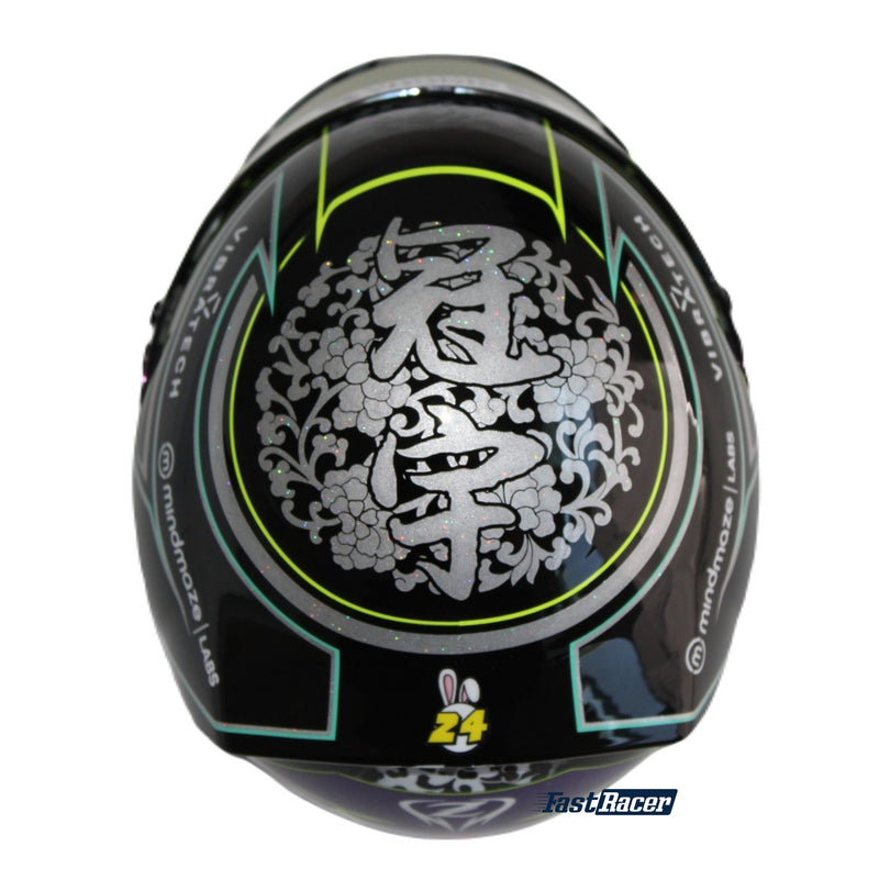Bell 1:2 Scale F1 Mini Helmet Guanyu Zhou 2024 Sauber - FAST RACER