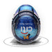 Bell Collectable 1:2 Scale Mini Helmet Fernando Alonso 2023 Aston Martin Las Vegas GP - Top - Fast Racer