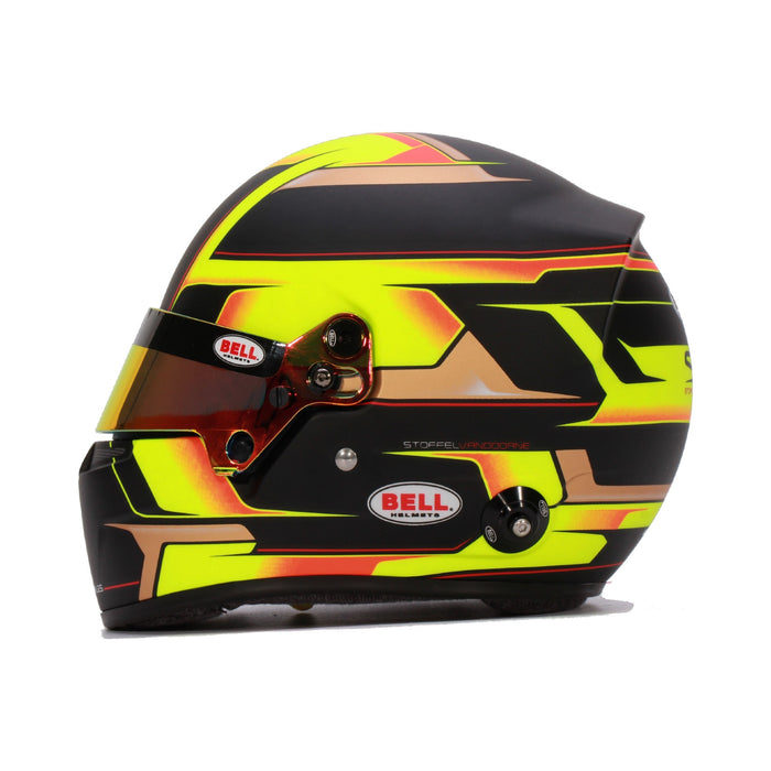 Bell Collectable 1:2 Scale Mini Helmet Stoffel Vandoorne 2023 Formula E DS Penske - Left - Fast Racer