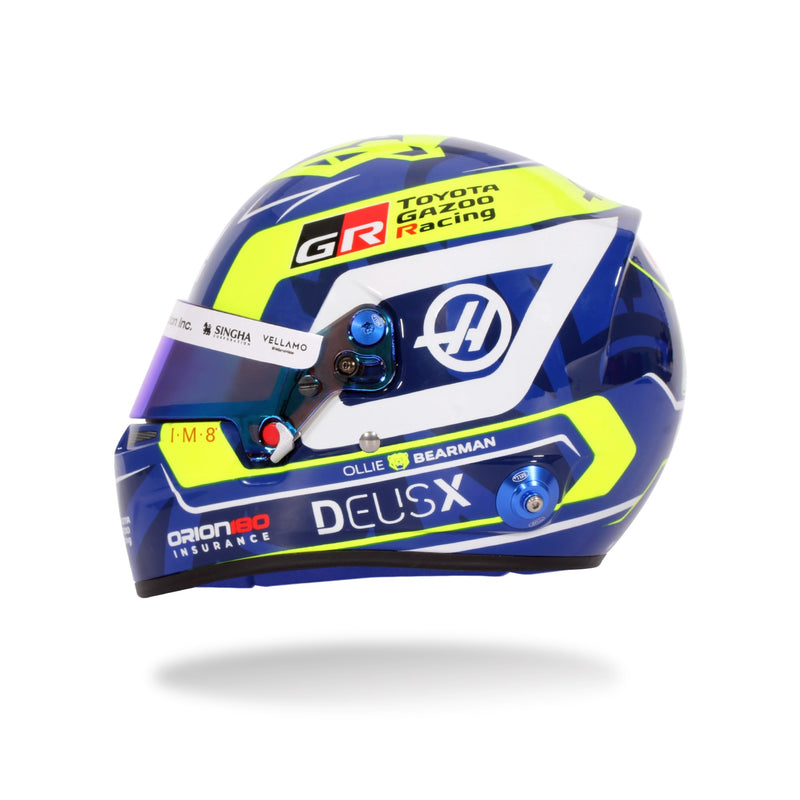 Bell 1:2 Scale F1 Mini Helmet Oliver Bearman / Haas - 2026 F1 Season - FAST RACER