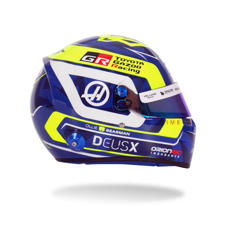 Bell 1:2 Scale F1 Mini Helmet Oliver Bearman / Haas - 2026 F1 Season - FAST RACER