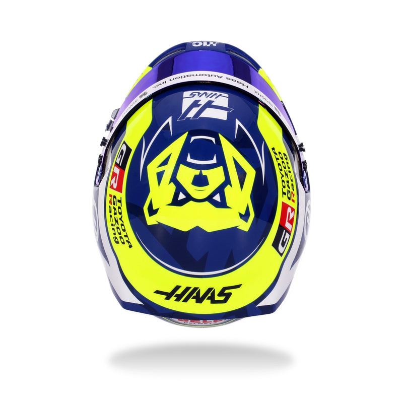 Bell 1:2 Scale F1 Mini Helmet Oliver Bearman / Haas - 2026 F1 Season - FAST RACER